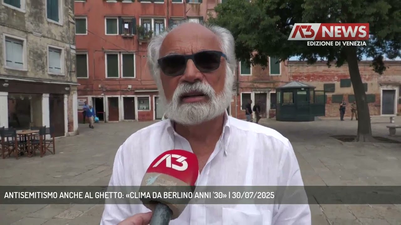 ANTISEMITISMO ANCHE AL GHETTO: «CLIMA DA BERLINO ANNI '30» | 30/07/2025