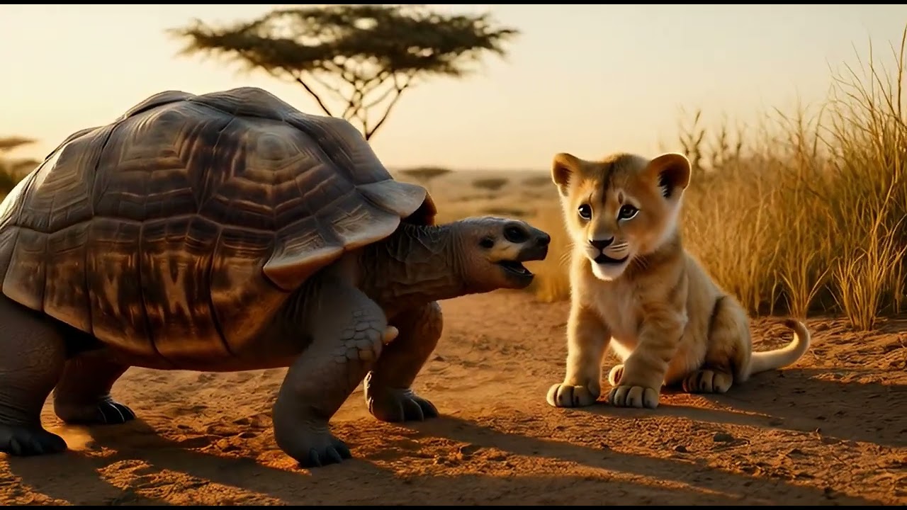 The Little Lion Who Roared Alone 🦁 | An Emotional Jungle Survival Story