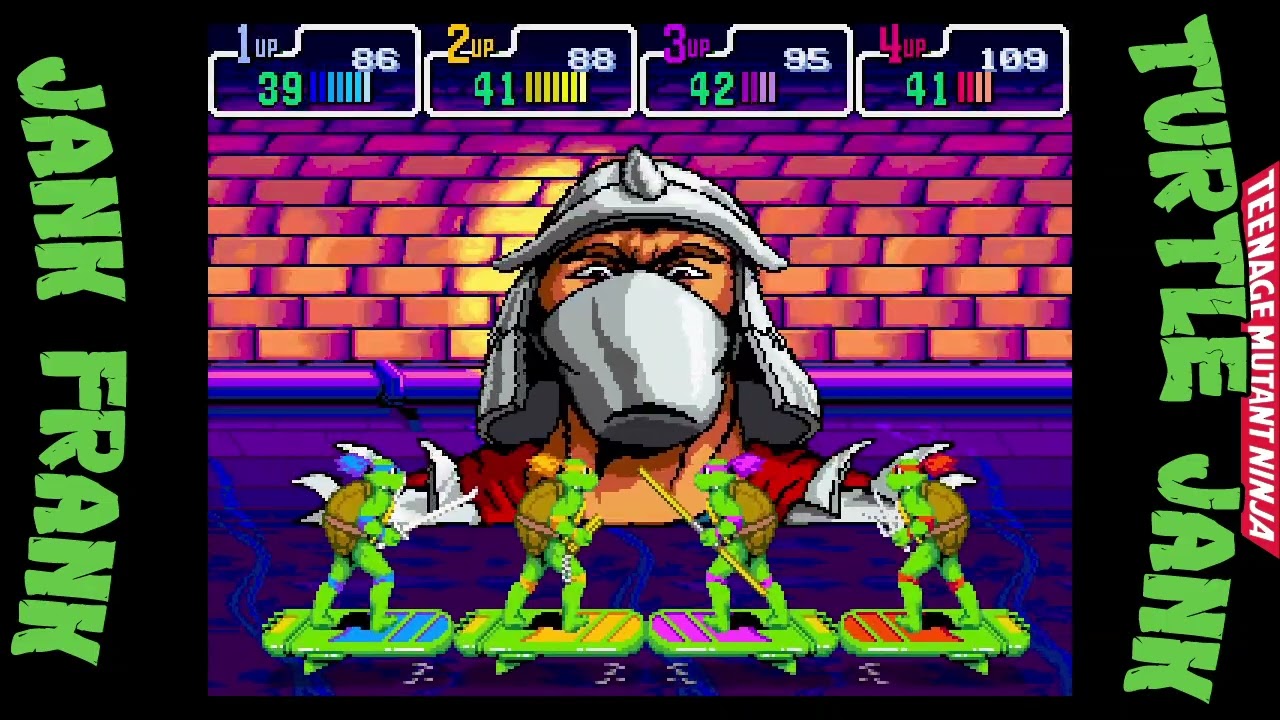Teenage Mutant Ninja Turtles: Turtles In Time (Arcade) 4 Player
