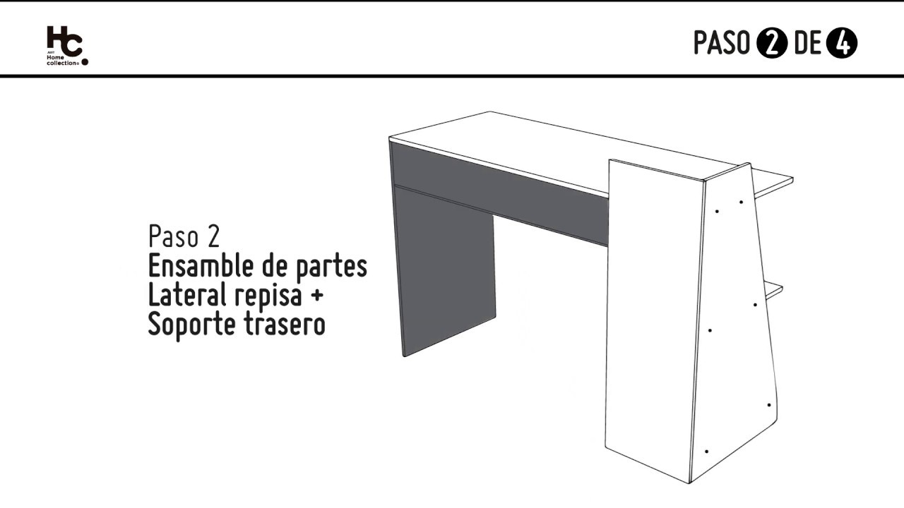 Armado Escritorio Repisa