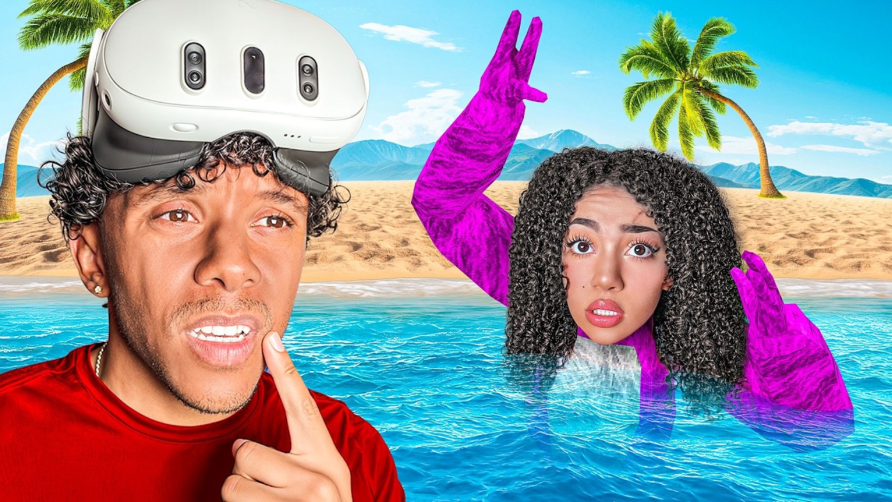 Я играю в GORILLA TAG BEACH MAP со своей девушкой...