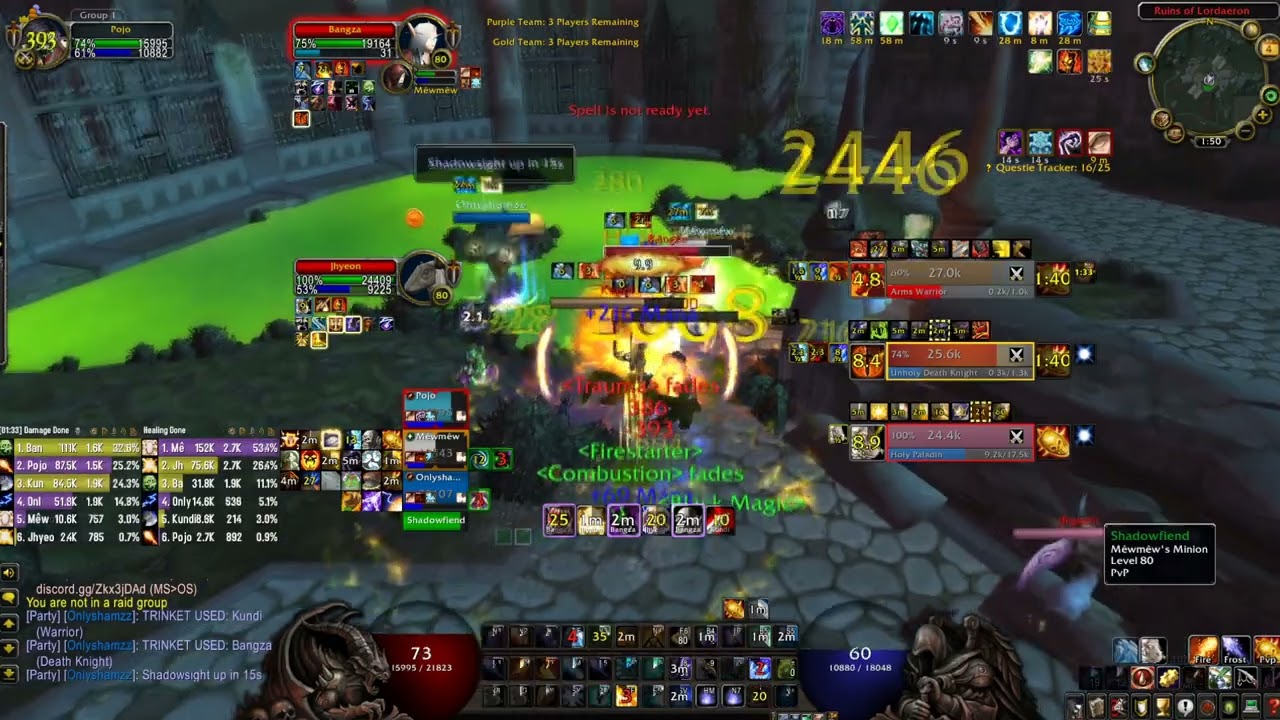 Fire Mage 3v3 Arena Wotlk