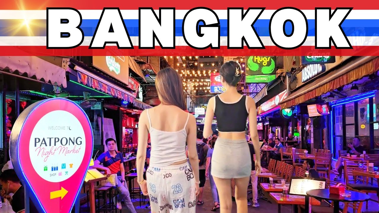 🇹🇭 Bangkok Silom Road - Night Walk in Downtown