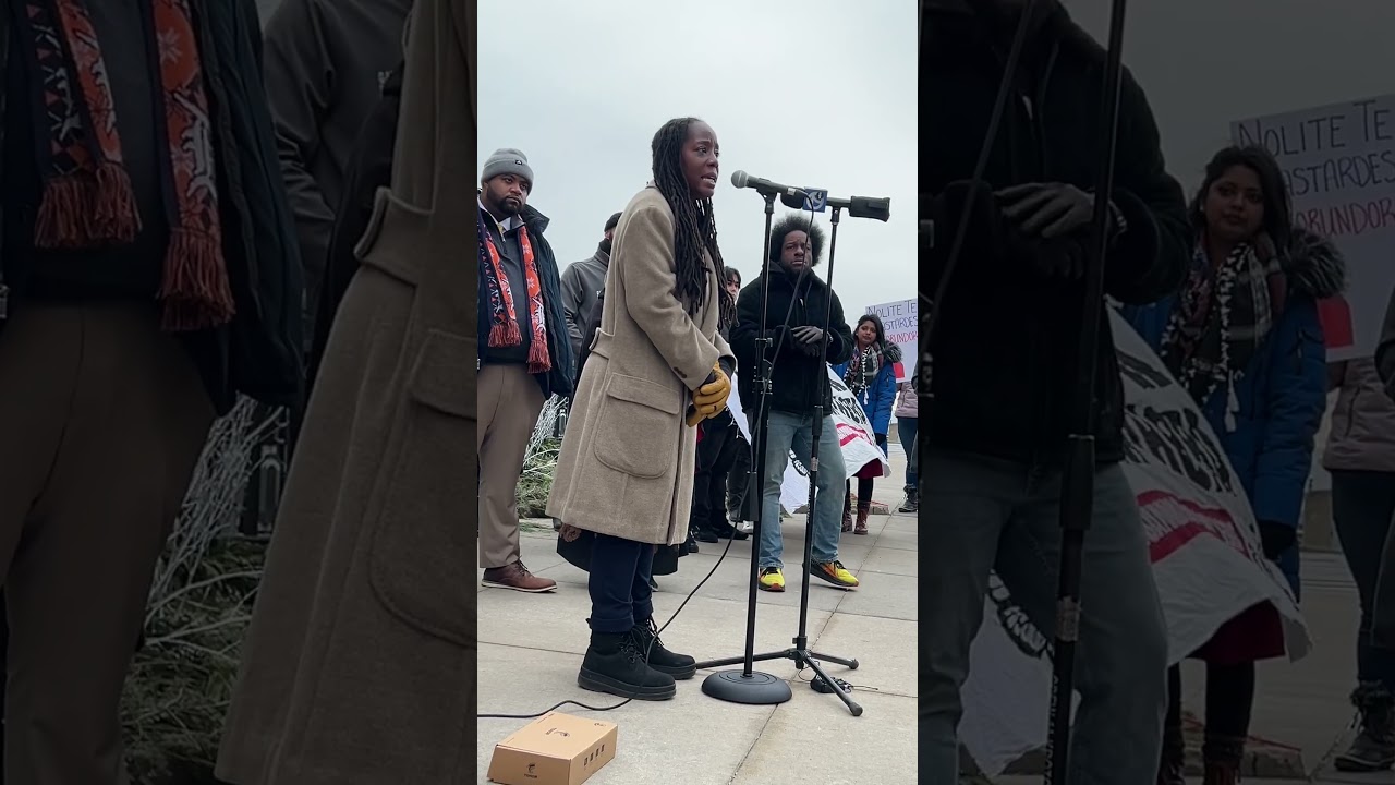 Protesters hold rally to demand ICE leave Detroit