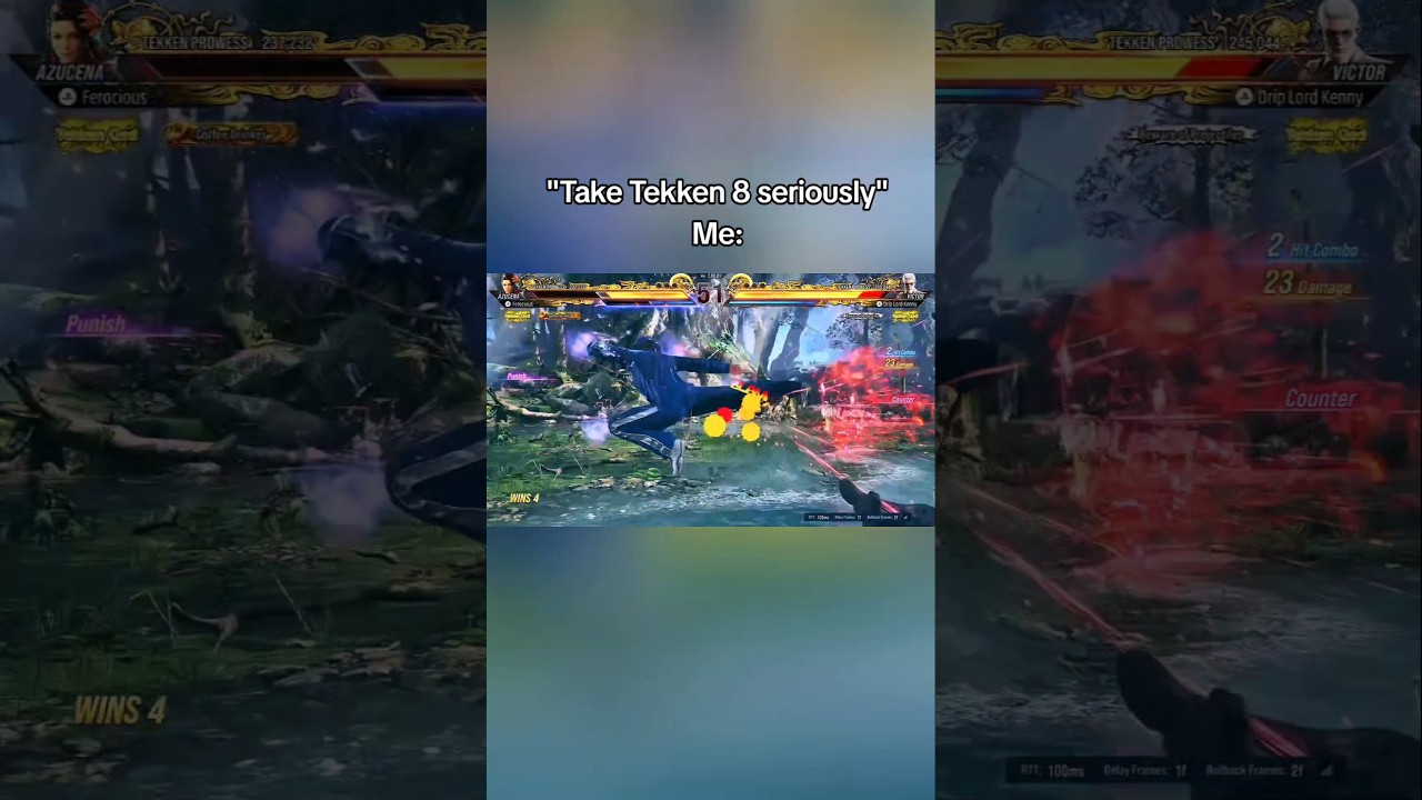 &laquo;Относитесь к Tekken 8 серьезно&raquo; Я: #tekken8 #tekken #tekken8azucena #shorts #tekken8gameplay #fyp