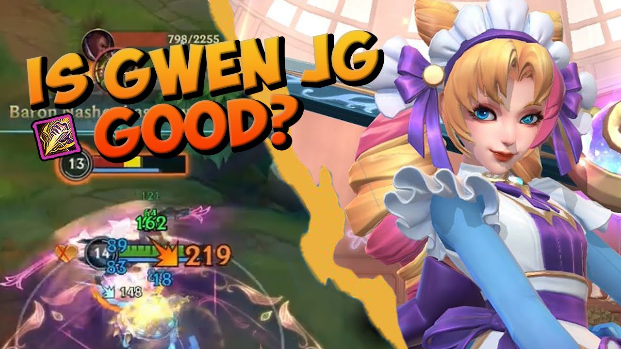 WILD RIFT GWEN JUNGLE - CAFE CUTIE + GAMEPLAY