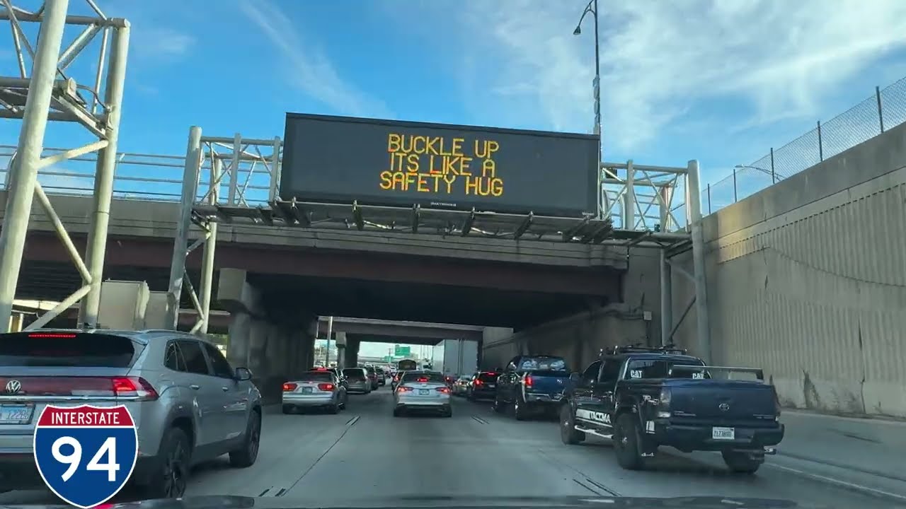 Chicago Afternoon Rush Hour Drive POV 🚗 | Real-Time City Traffic | Southbound I-94 & I-57 | Dan Ryan