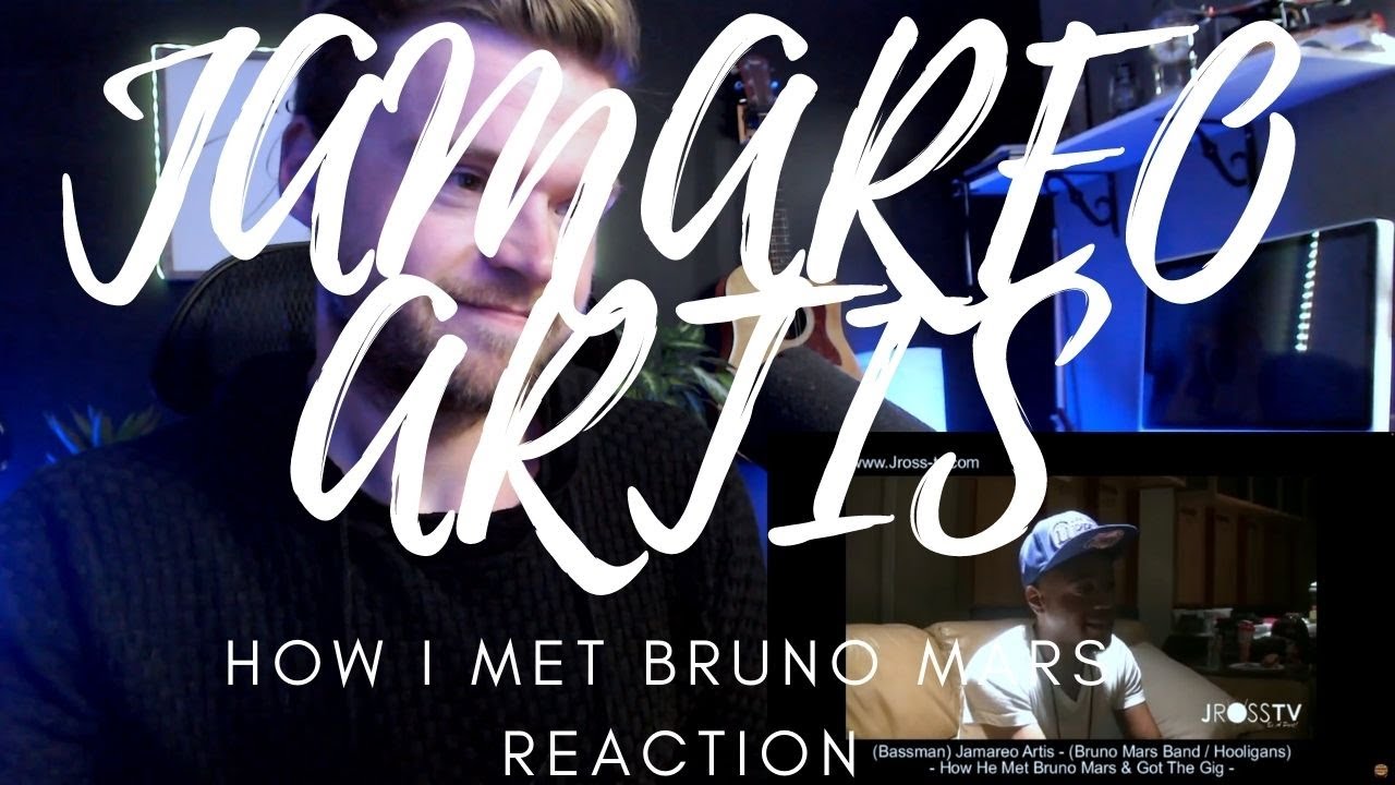JAMAREO ARTIS - MEETING BRUNO MARS - REACTION
