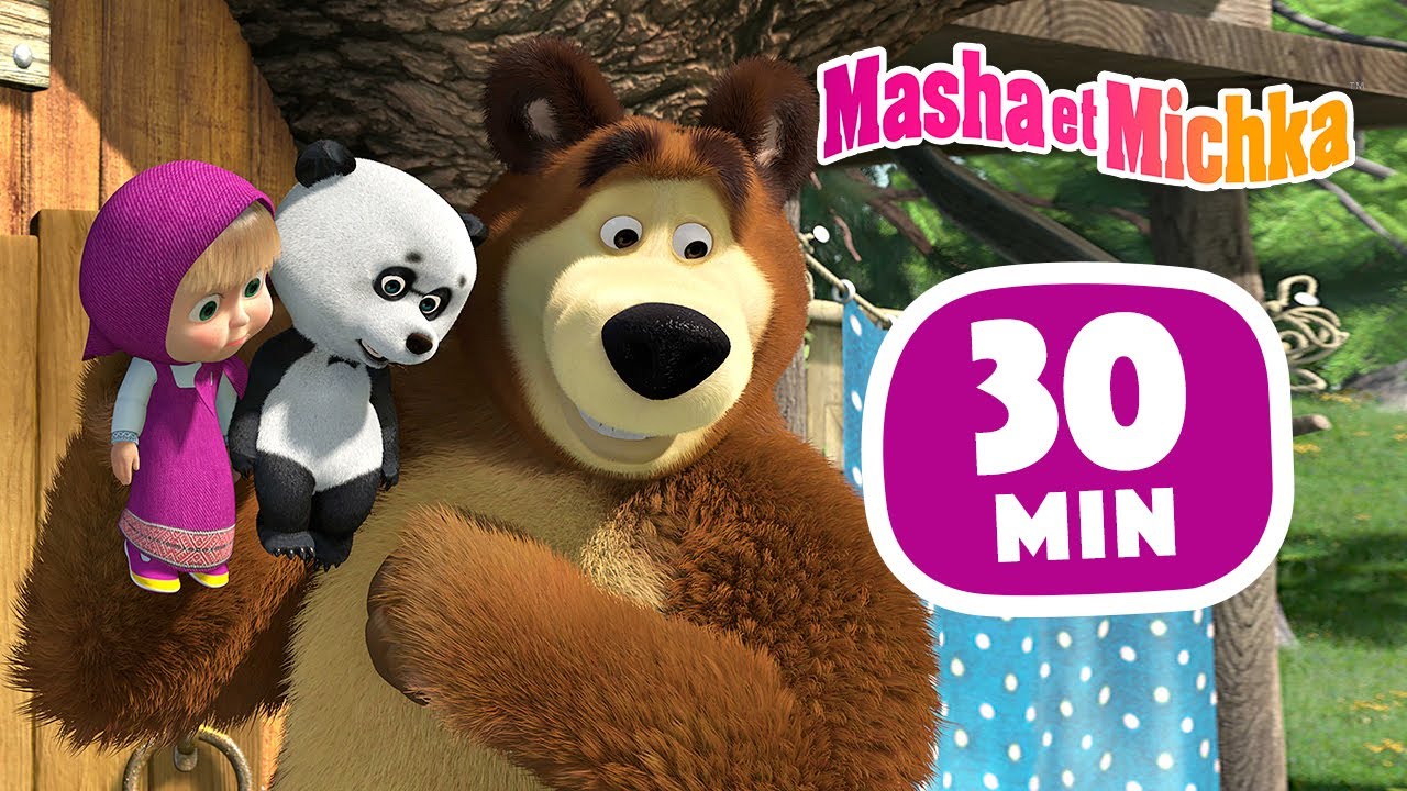 Masha et Michka 👱‍♀️🐻 La Fièvre De La Danse 🎩🐷 Compilation 40 ⏱ 30 min 👱‍♀️