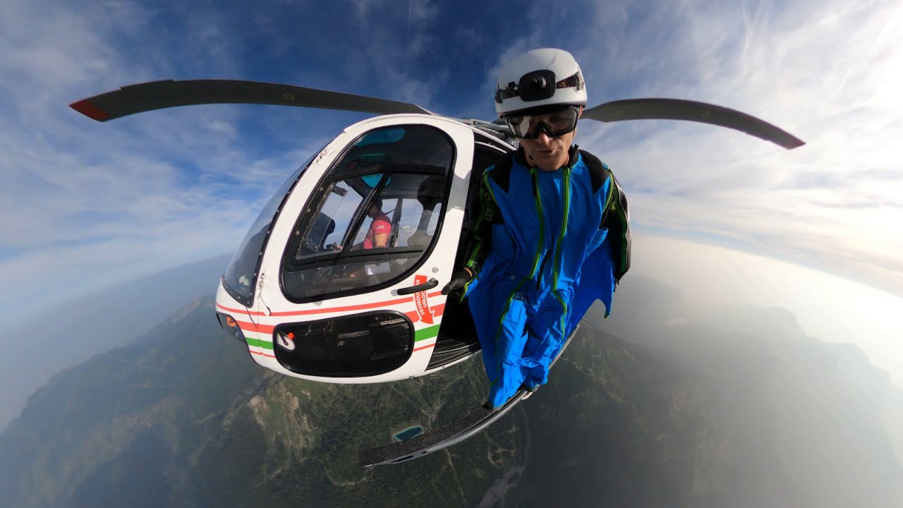 Wingsuit Helicopter Jump in the French Alps | Immersive 360 VR