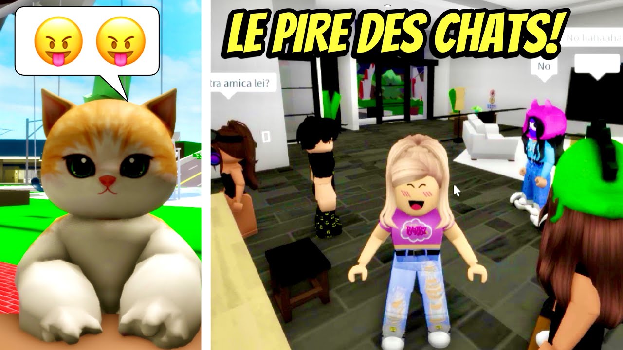 LE PLUS MIGNON DES PETITS CHATS DE RETOUR POUR LEUR JOUER DE MAUVAIS TOURS! BROOKHAVEN RP! ROBLOX