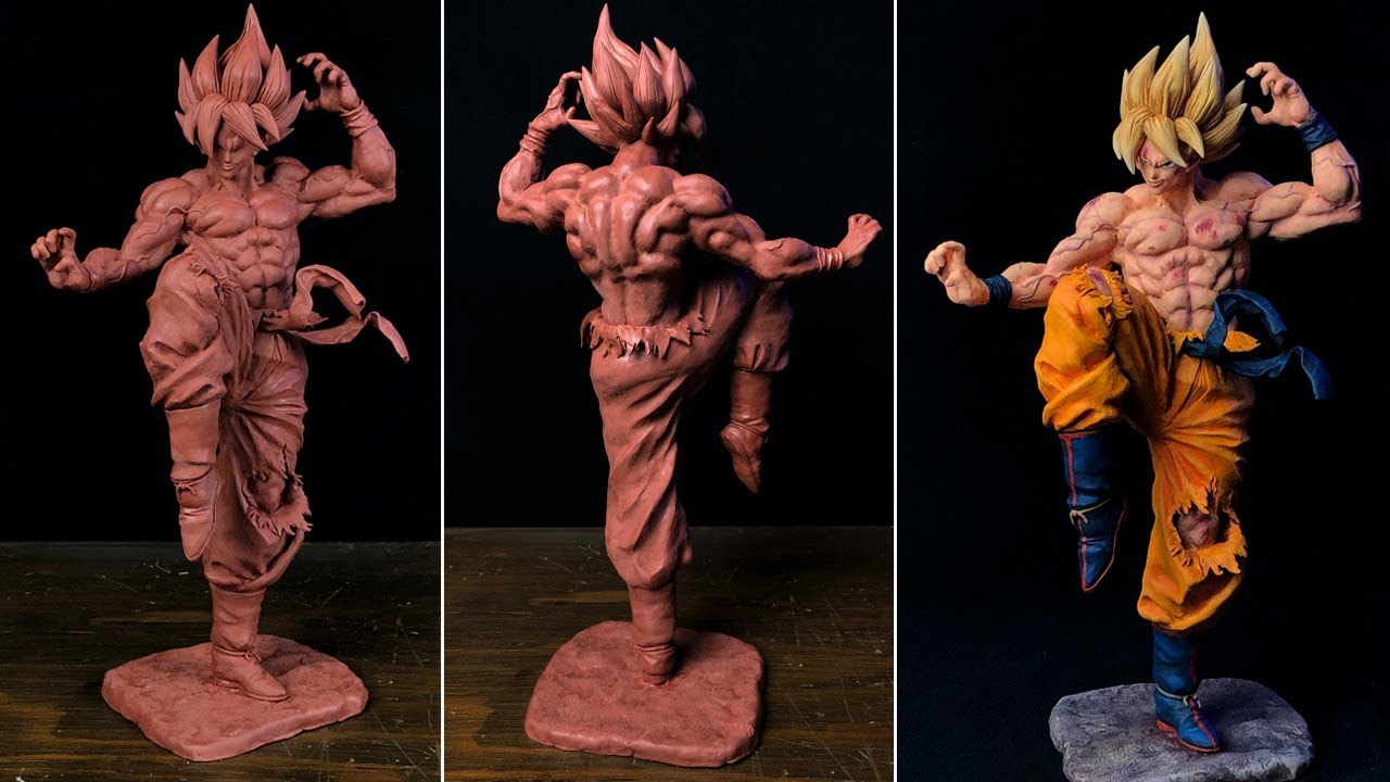 Sculpting Goku Super Saiyajin | Dragon Ball Z - EP.1