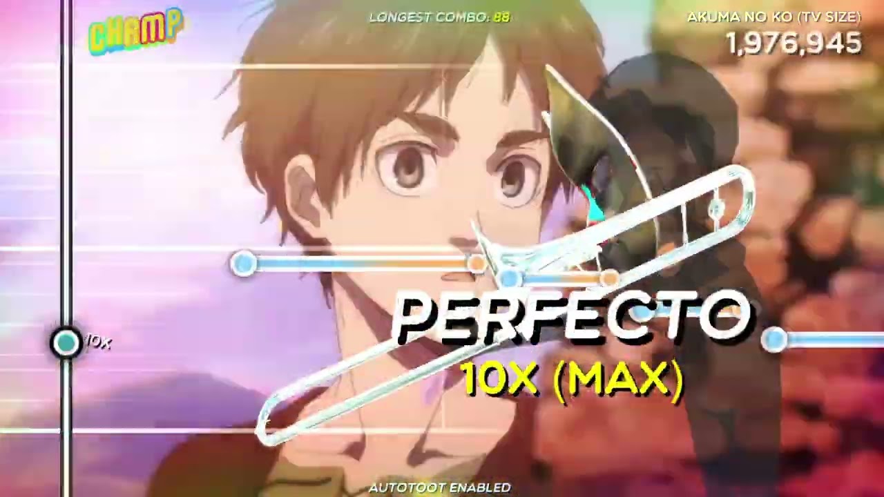 Trombone Champ Custom Chart - Akuma No Ko (TV Size) - Ai Higuchi