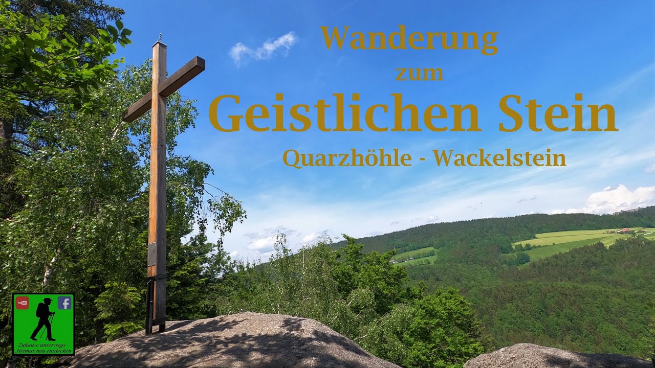 Wanderung zum Geistlichen Stein. Mit Quarzhöhle und Wackelstein.