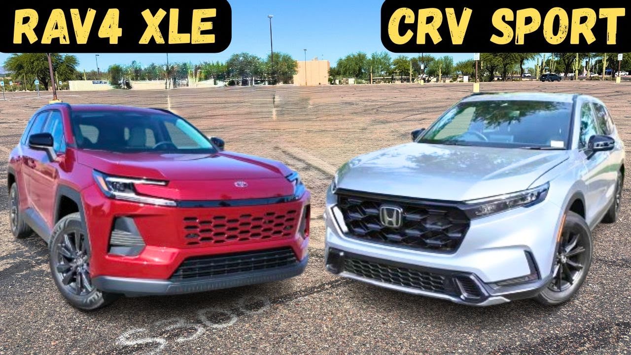 Toyota RAV4 2026 года против нового Honda CRV | Сравнение лучших внедорожников