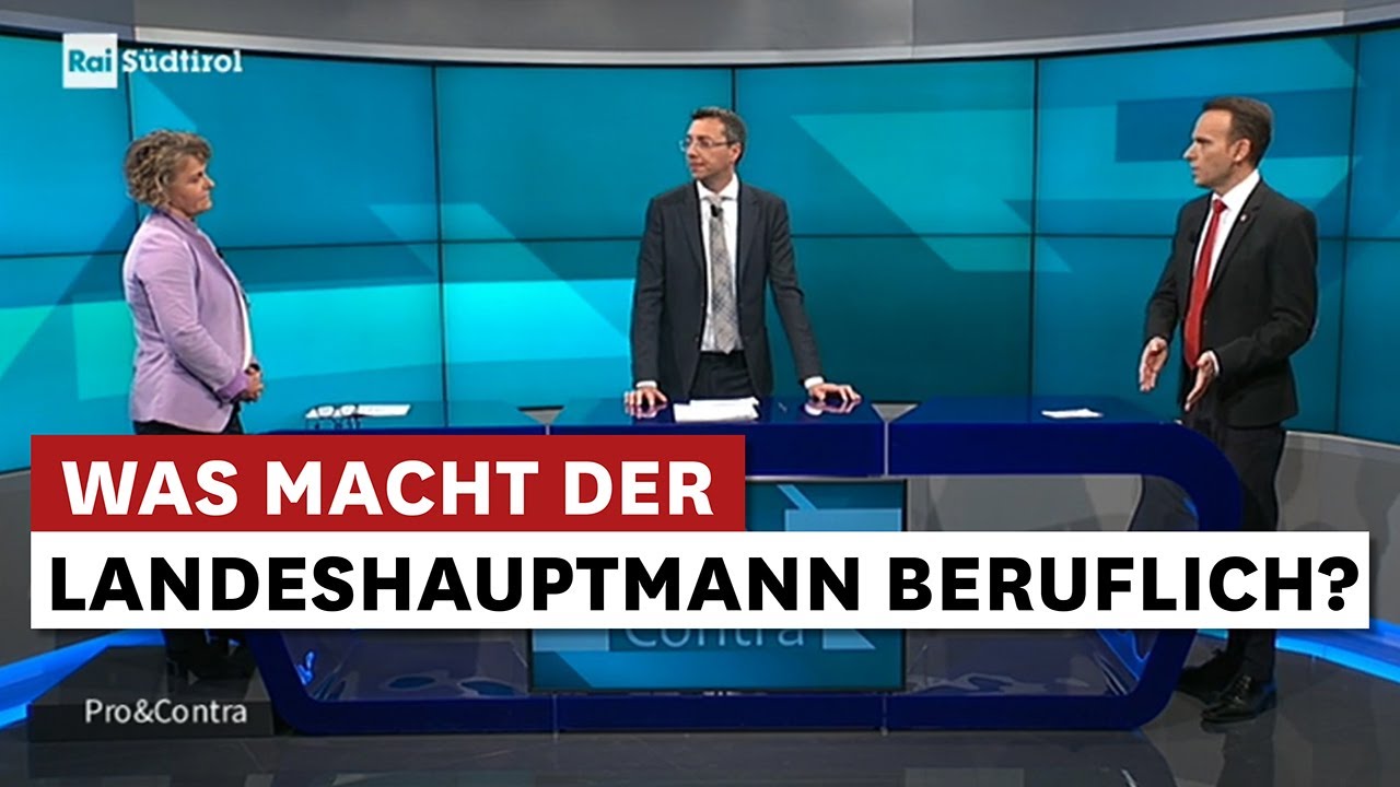 Sven Knoll in Pro und Contra: Soll Landeshauptmann Kompatscher noch einmal kandidieren?