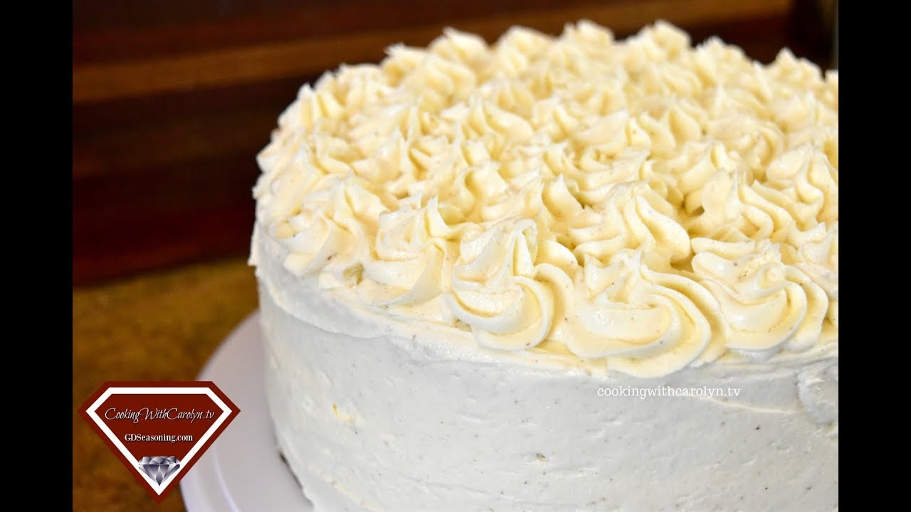 THE BEST EGGNOG CAKE WITH EGGNOG BUTTERCREAM | Holiday Series | Cooking With Carolyn