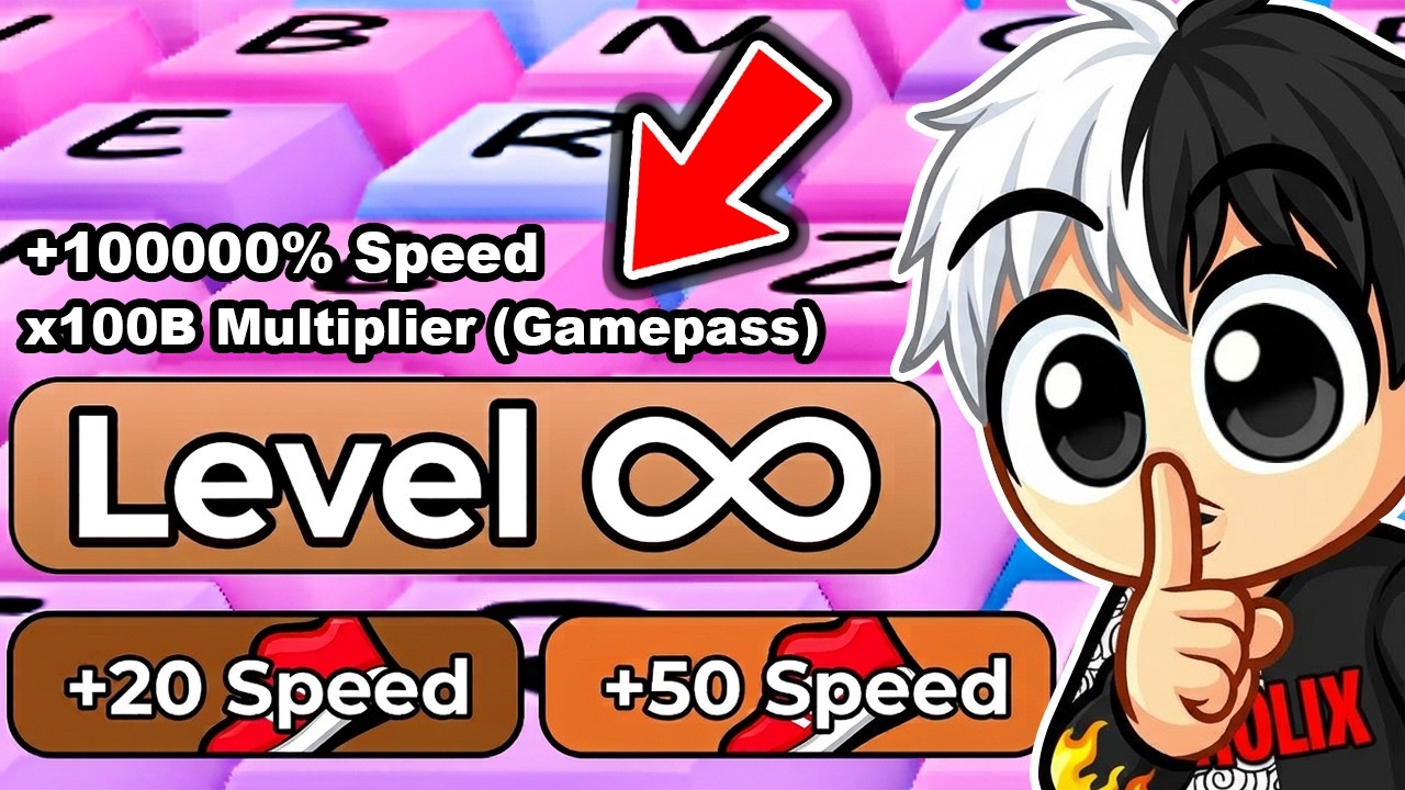SPRAWDZIŁEM NAJWIĘKSZY GLITCH w +1 SPEED KEYBOARD ESCAPE!