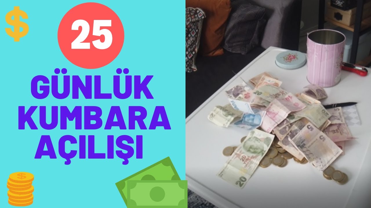 25 Günlük Kumbara Açma| İlk Kumbaram Az Öz Birikim | Güzel Yatırım