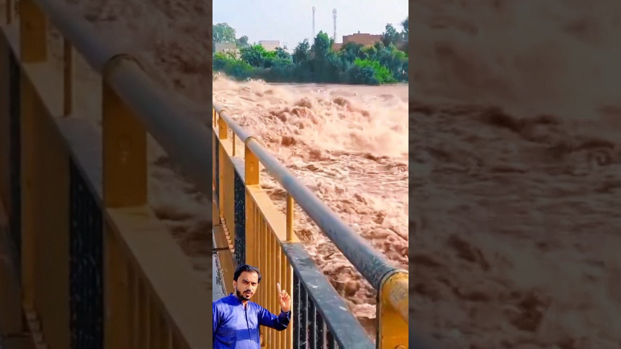 Floodwaters are breaking the bridge | #shorts #ytshorts #shortvideo