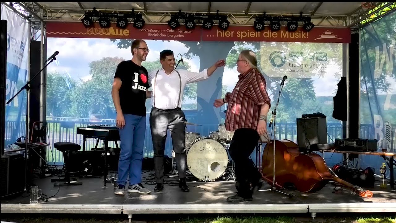 Roll 'em Pete/Stefan Ulbricht Boogie Trio/Paul G. Ulrich (KB/VO) und Jan Koeckstadt (D)