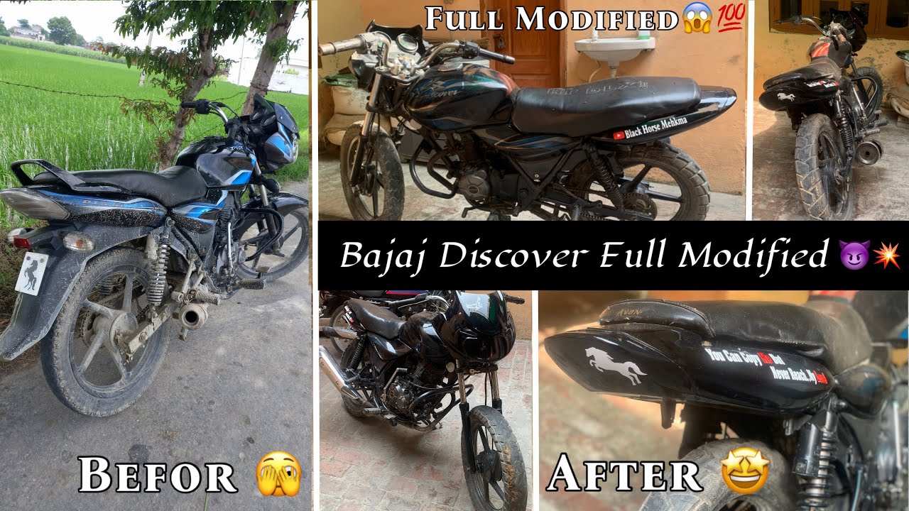 Bajaj Discover Full Modified😈💥 |Wrapping | Discover Modifications