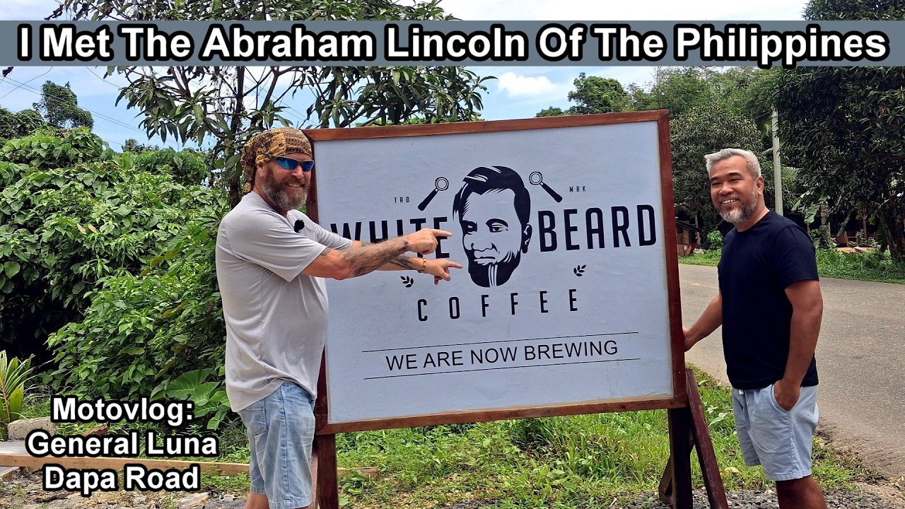 I MET THE ABRAHAM LINCOLN OF THE PHILIPPINES : Motovlog - General Luna Dapa Road #motovlog