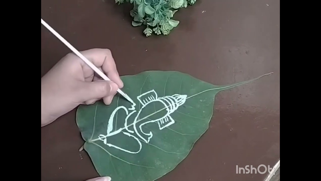Easy and beautiful ganpati bappa painting 🎨