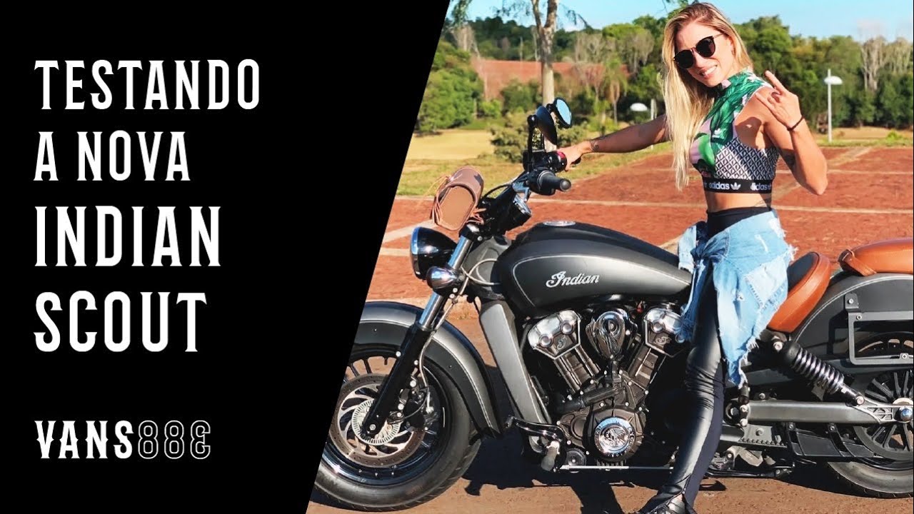 PILOTAMOS A LENDÁRIA INDIAN SCOUT - MOTO DA CINDOCA!