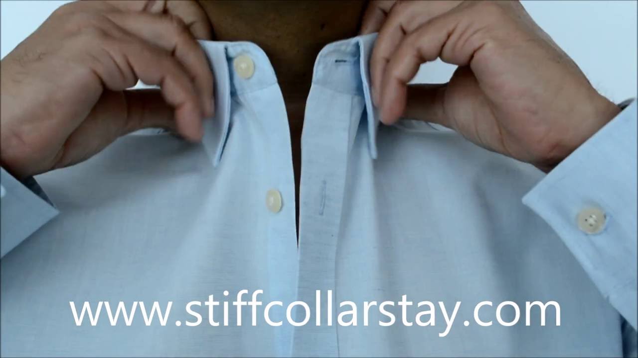 Stiff Collar Stay: How to solve the Shirt collar's problem