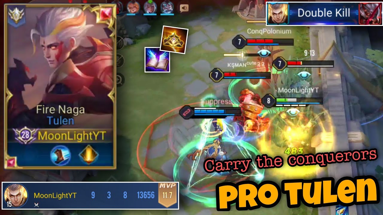 Tulen Pro Gameplay | Carry The Conqueror With This Beast | Arena of Valor | Li&ecirc;n Qu&acirc;n mobile
