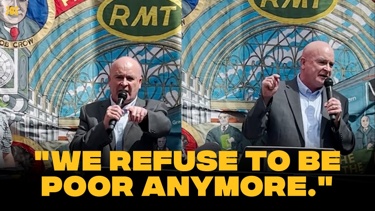 RMT chief Mick Lynch: We refuse to be poor anymore