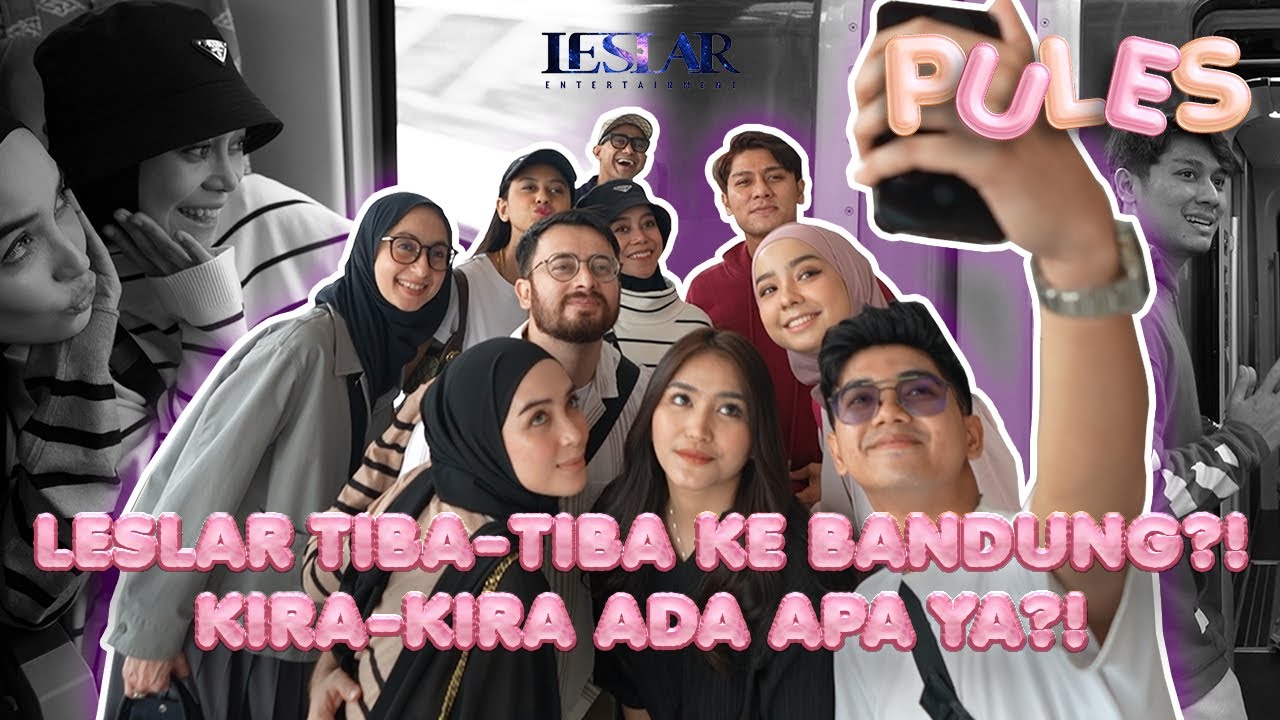 PULES : BARU DUDUK DI KERETA UDAH SAMPAI BANDUNG AJA!! LESLAR KETAGIHAN NAIK KERETA WHOOSH!!