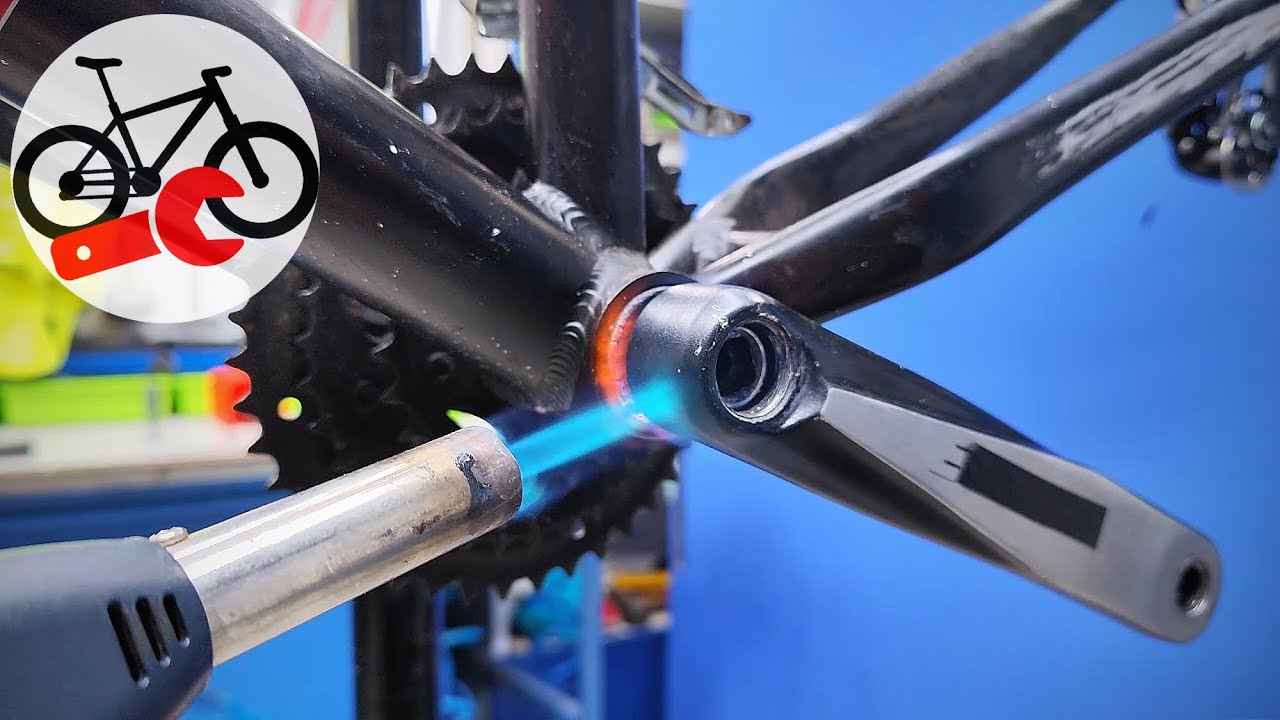 How to remove bicycle cranks without tools. Installing a new bike drivetrain