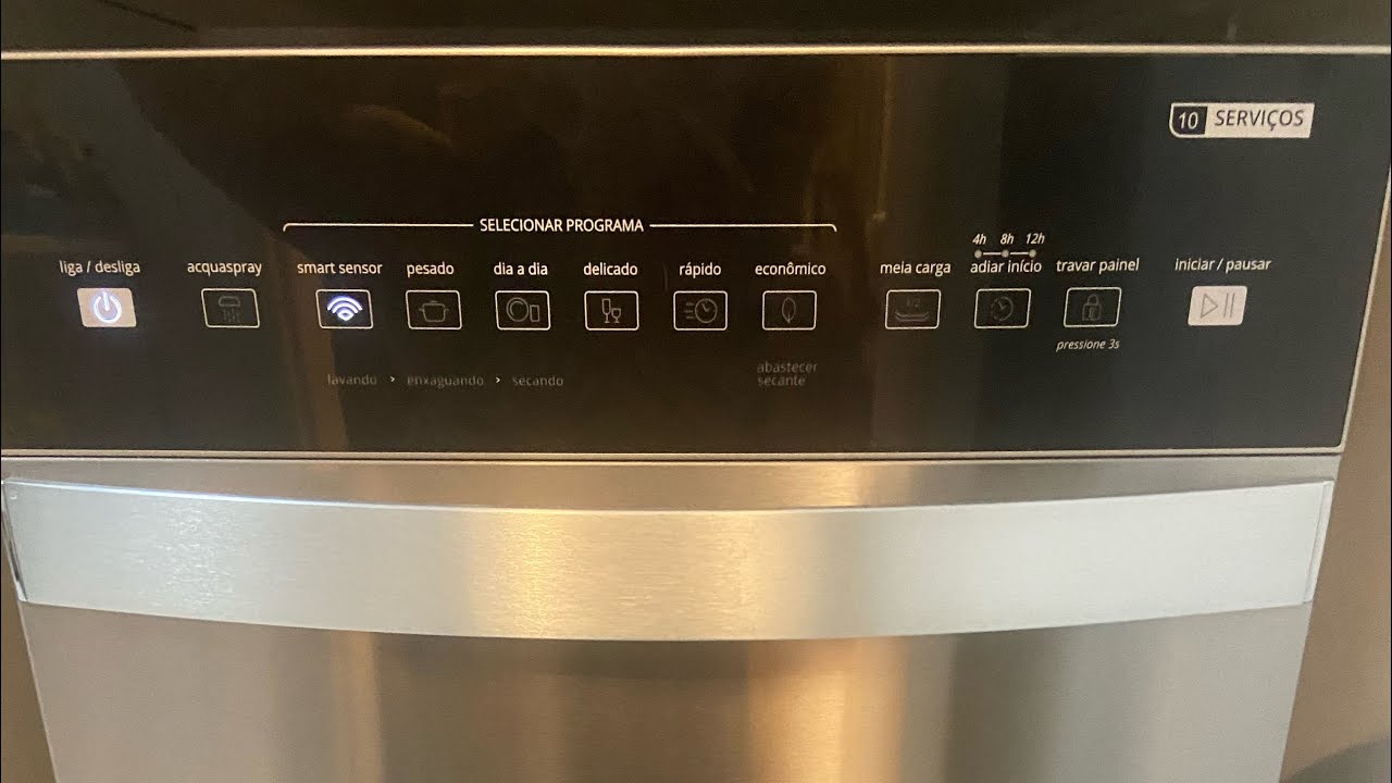 Nossa Lava louças Brastemp 10 serviços BLF10. Veja como funciona. Vale a pena?