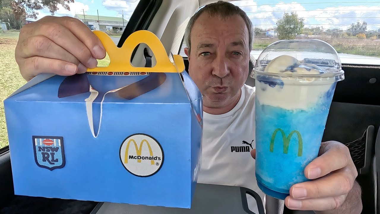 McDonald’s Blues Box ( State Of Origin Box Meal )