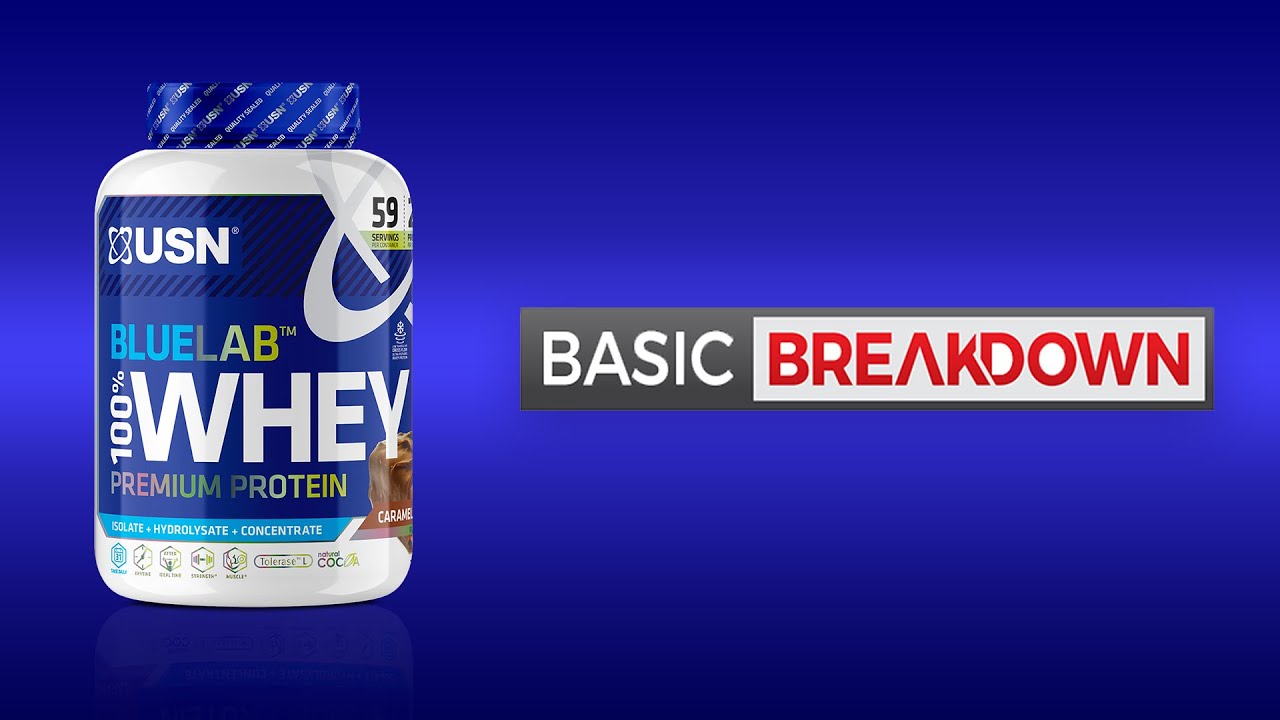 USN Blue Lab Whey Protein Blend Supplement Review | Basic Breakdown