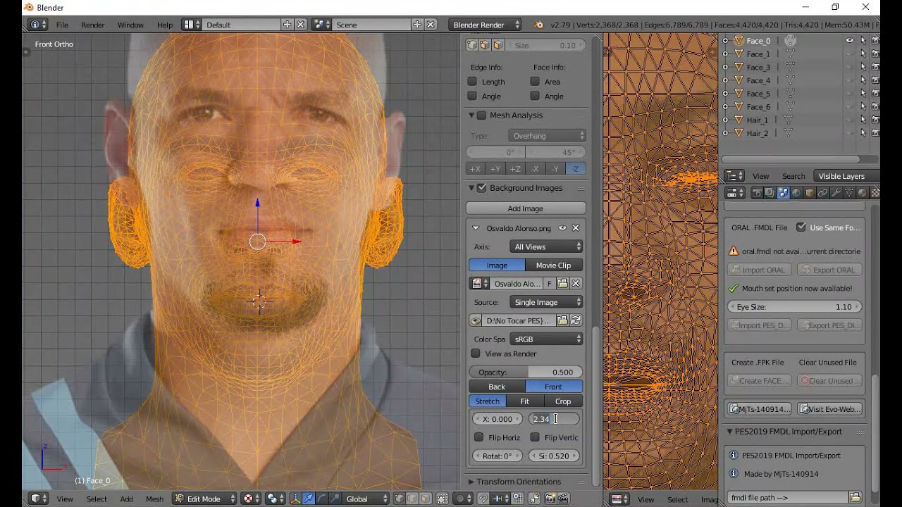 Crear Rostro o Faces para tu videojuego PES 21, 20, 19,18 