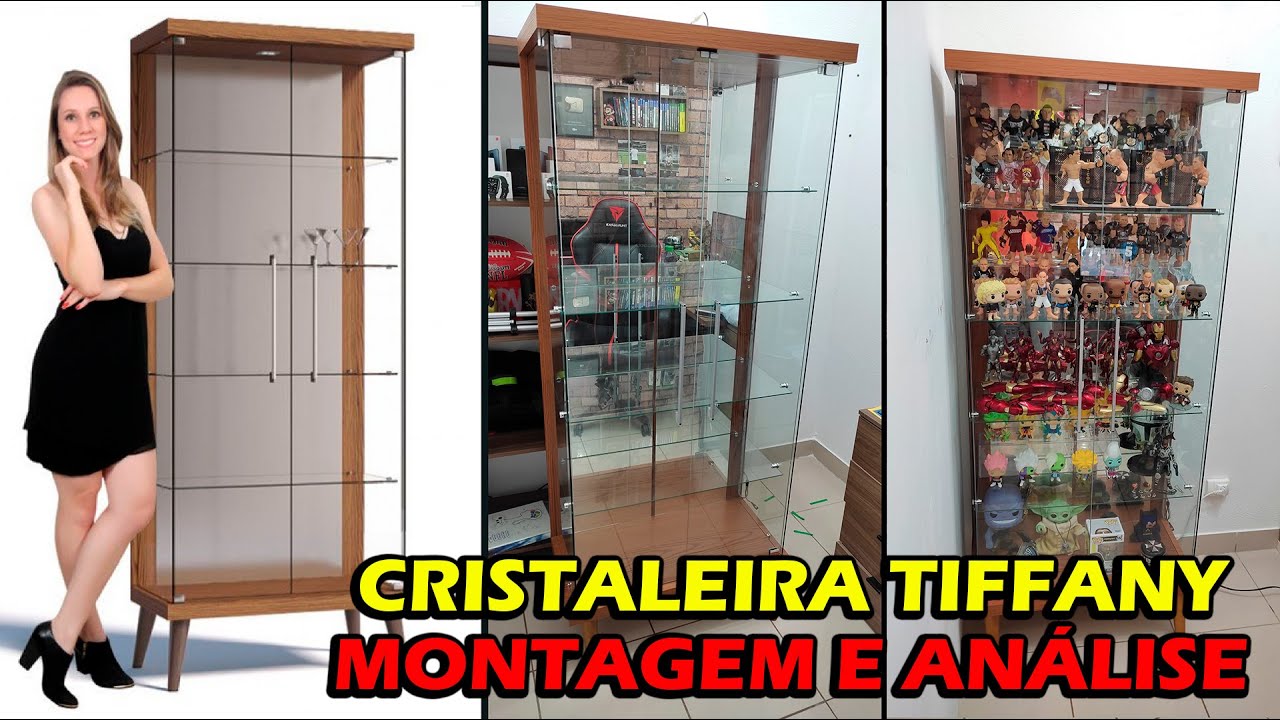 CRISTALEIRA TIFFANY IMCAL FREIJÓ MONTAGEM | EXPOSITOR PARA ACTION FIGURES E FUNKOS