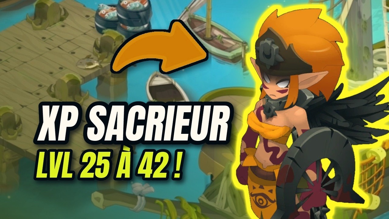 COMMENT MONTER UN SACRIEUR LVL 200 EN SOLO : LVL 25 à 42 [DOFUS 3]