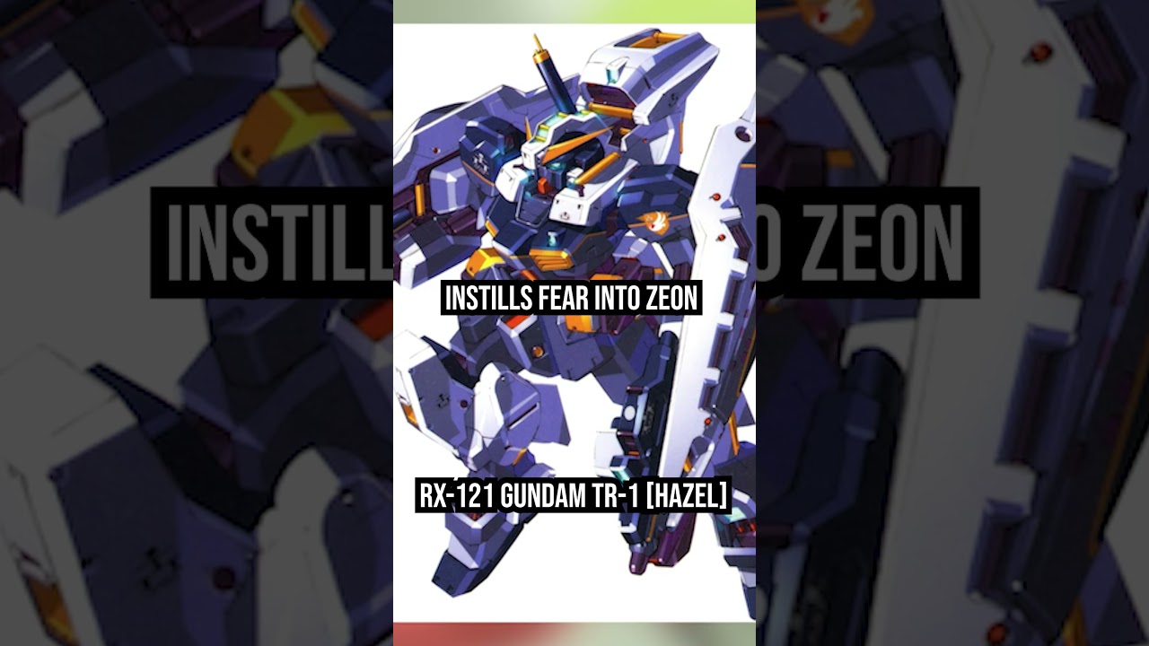 RX 121 Gundam TR 1 Hazel #gundam #advanceofzeta #anime #hazelgundam #universalcentury #uc0083