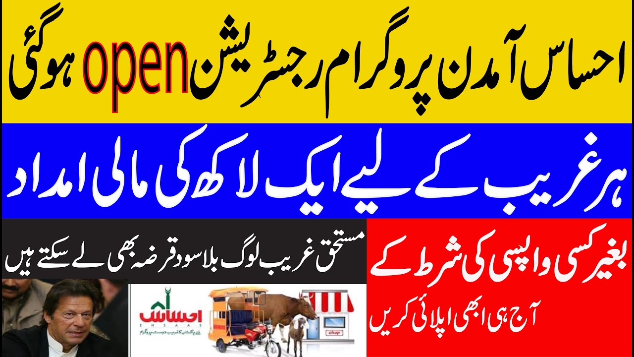 ehsaas amdan program 2020/ehsaas amdan program online registration/ Amdan Program new update 2020