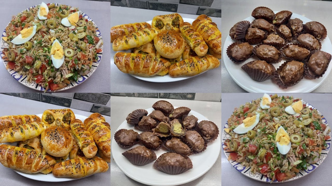 طاولة الإفطار ليلة 27 رمضان كل عام وانتم بخير(سلاطة شربة/خبيزات محشين/دقلة محشية )🇹🇳👍👌💕❤️