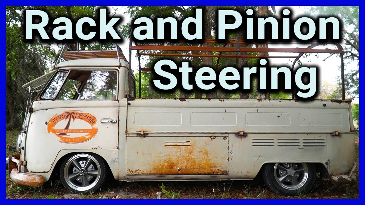 VW Single Cab 1967 года | Настоящее реечное рулевое управление! 🔥🔧