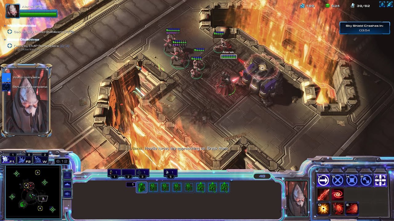 StarCraft 2 Legacy of the Tal'Darim Mission 4 - Sky Shield