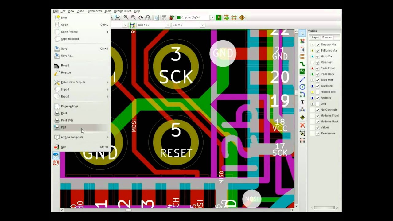 KiCad #2 - Solder mask clearance