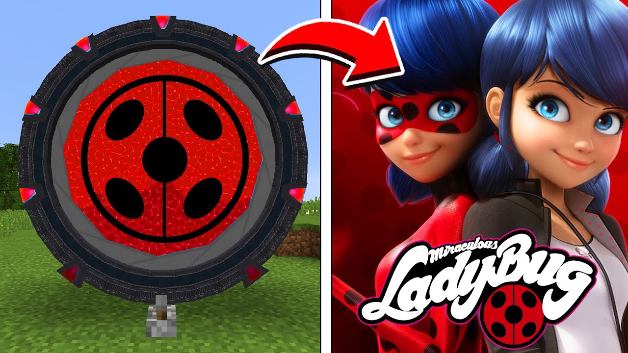 PORTAL DA LADYBUG MIRACULOUS NO MINECRAFT ‹‹ P3DRU ››