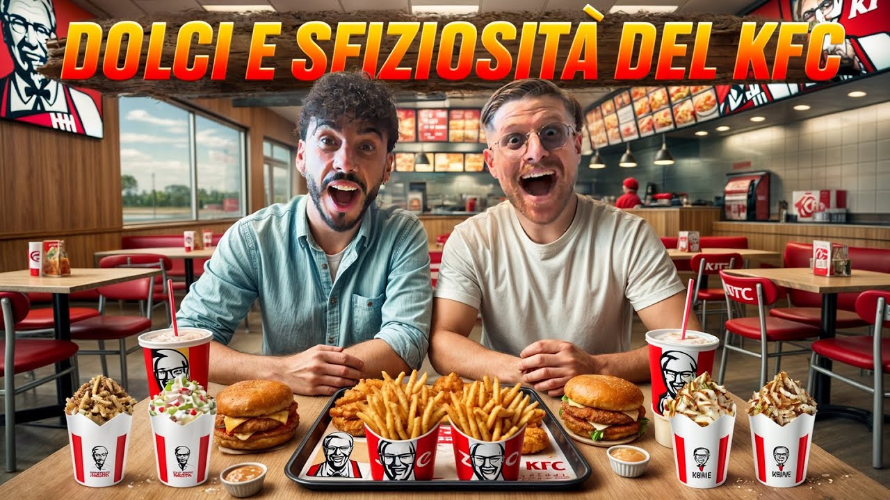 PROVIAMO TUTTI GLI SNACK E I DOLCI ESISTENTI DEL KFC - UNA DELLE VOLTE IN CUI ABBIAMO GODUTO DI PIÙ!