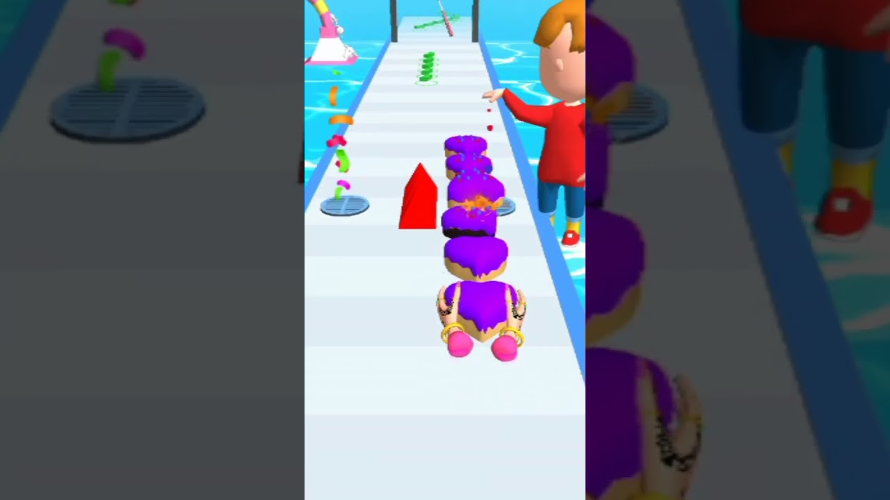 Pancake Rush Game 💪Funny Gameplay 01 with Oggy and Jack #shorts #gaming