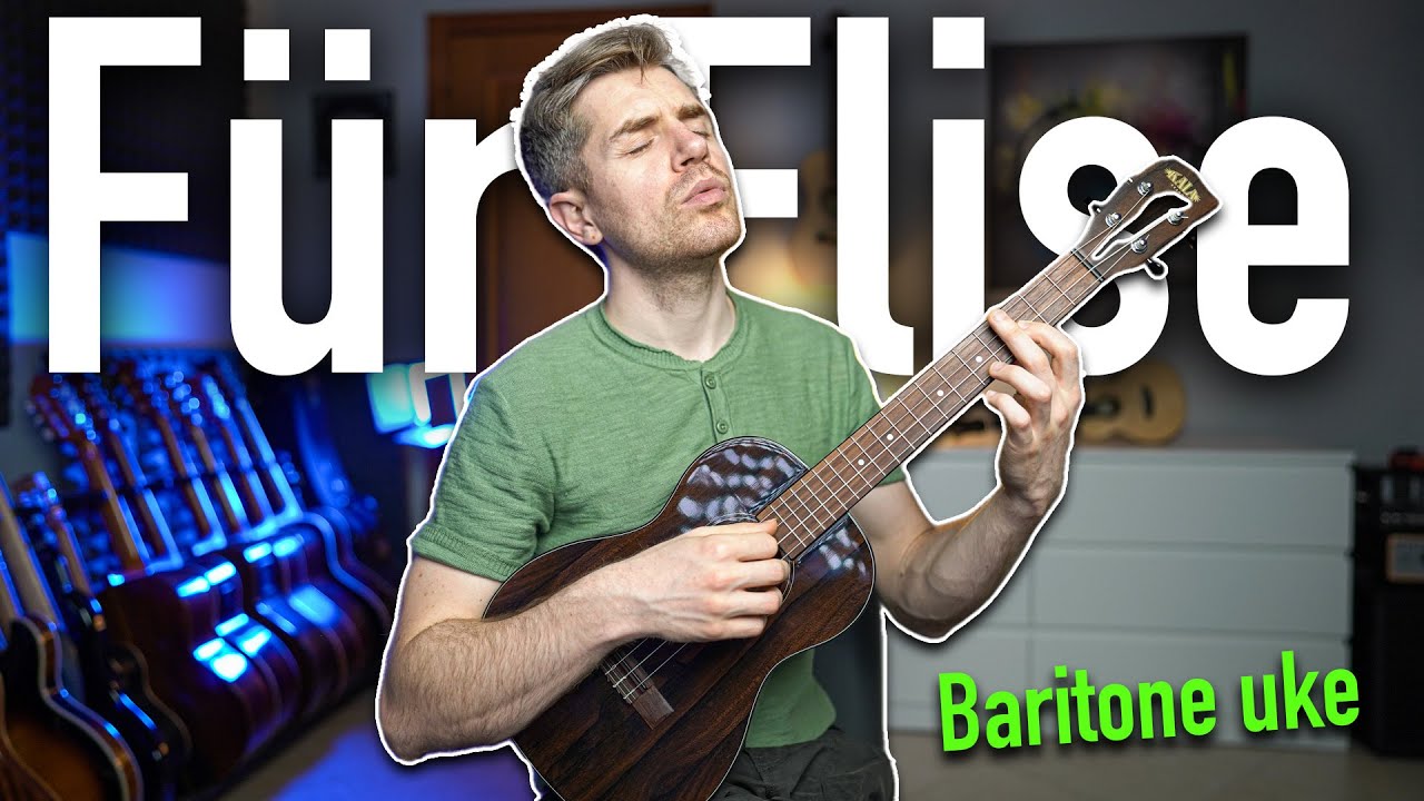 How to Play The Beautiful Fur Elise of Baritone Ukulele